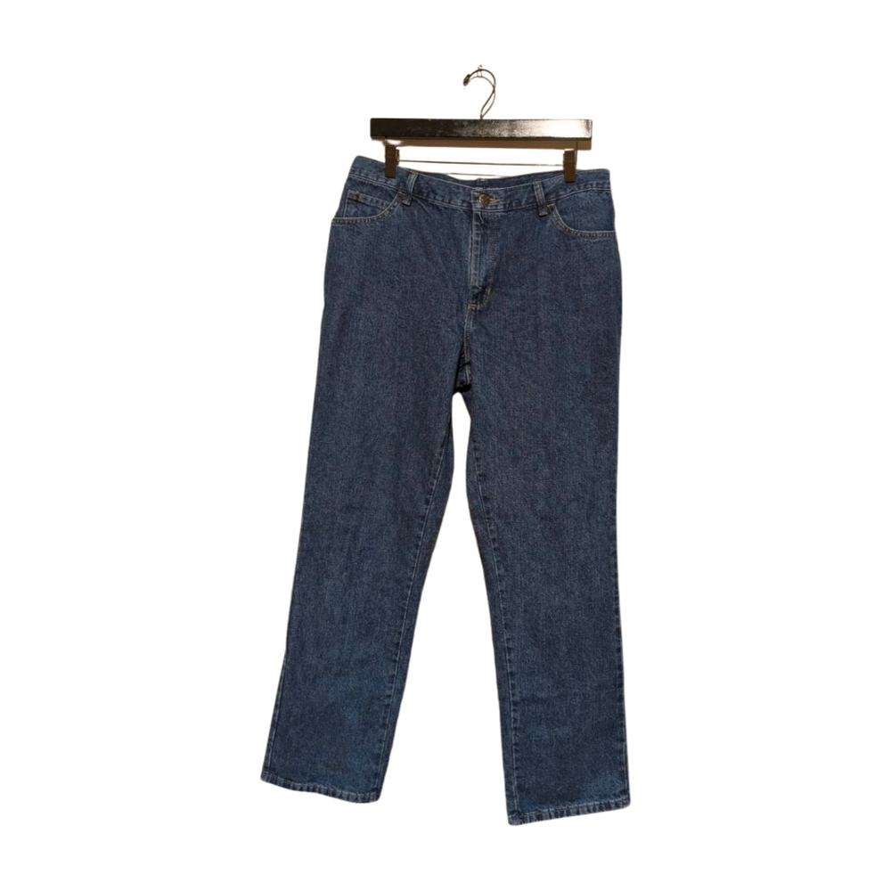 Lee Relaxed Fit Straight Leg 12 M Women's Blue Jeans